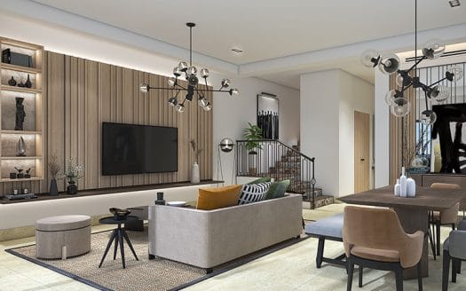 Portofino de Damac Lagoons ( Maison au bord d’un lagoon )