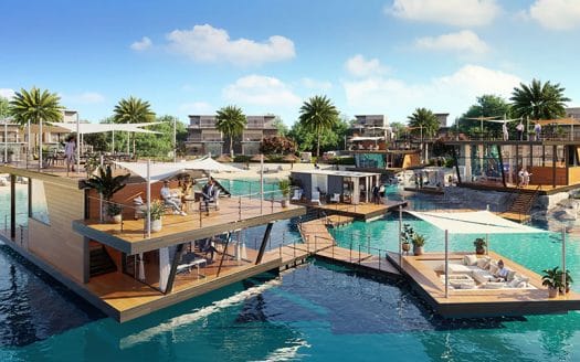 Portofino de Damac Lagoons ( Maison au bord d’un lagoon )
