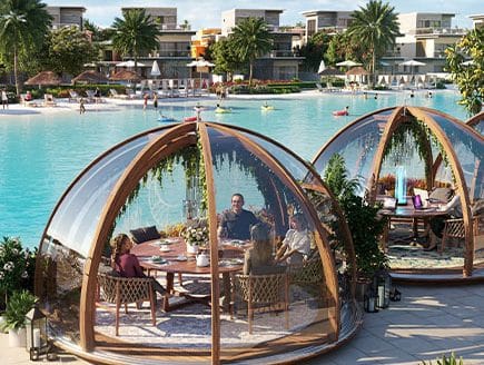 Portofino de Damac Lagoons ( Maison au bord d’un lagoon )